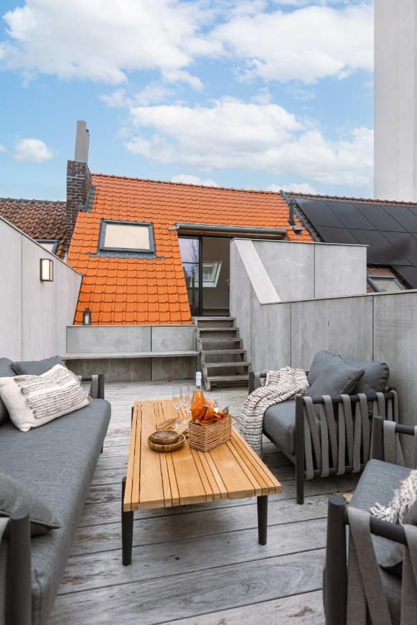 Beautiful Luxurious Mansion With Several Terraces Kortrijk Exterior photo
